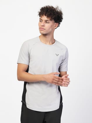 Invincible Men's Contrast Tee-Microship/Black / S