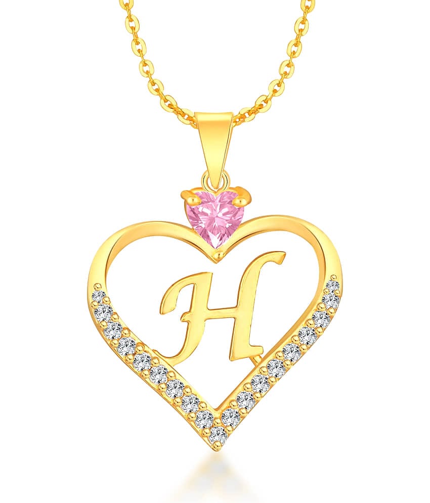 HEER COLLECTION - Pink Pendant set ( Pack of 1 )