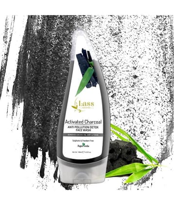 Lass Naturals Activated Charcoal Anti-Pollution Detox face Wash 130ml Face Wash 130 mL