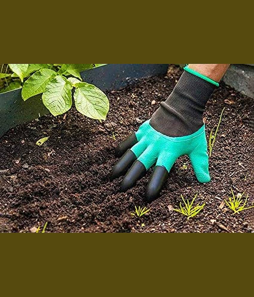 TRUE MAD Garden Genie Gloves Garden Tool Set Single