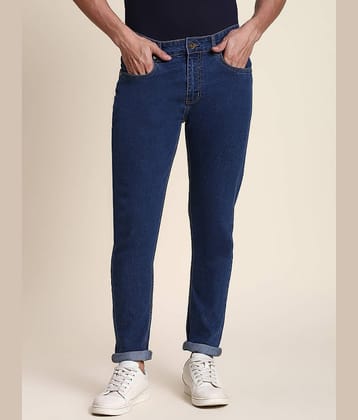 Dennis Lingo Slim Fit Dyed Men's Jeans - Blue ( Pack of 1 )