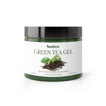 Green-tea-gel-moisturizes-dandruff-strengthens hair-scalp
