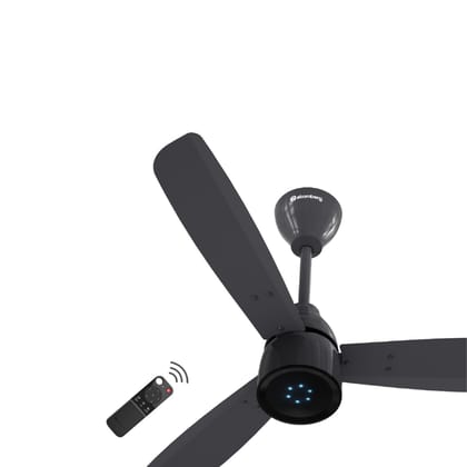 Atomberg Renesa Prime Remote 900mm BLDC Ceiling Fan with Remote | 5-star | High Air Delivery | LED Speed Indicator | Low Noise | Sleek Design | Power Saving | 2+1* Year Warranty (Pebble Grey)