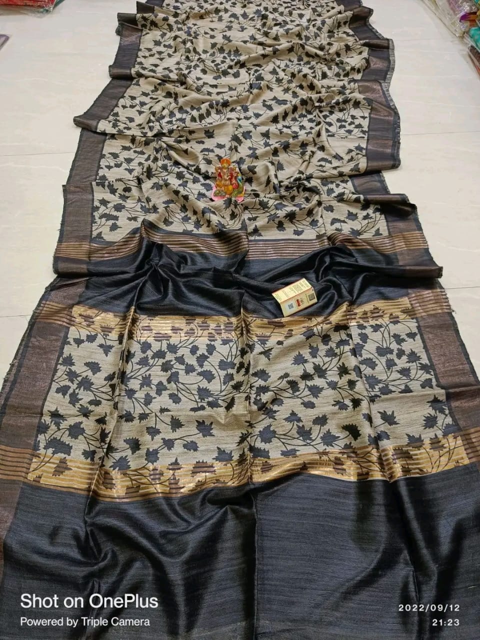 Ghicha print saree