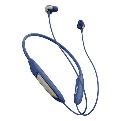 ZEBRONICS Yoga N3 with 46 Hours Backup,Bluetooth V5.2 Wireless Neckband,Enc Calling,Gaming Mode (Upto 50Ms),Voice Assistant,Dual Pairing,Splash Proof&Type C (Blue),in-Ear