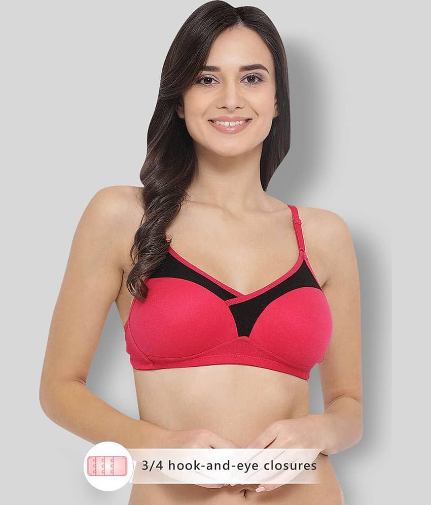 Clovia - Multicolor Cotton Non - Padded Women's T-Shirt Bra ( Pack of 1 )