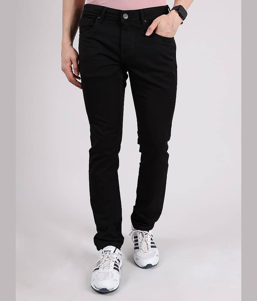 Hoffmen Regular Fit Faded Men's Jeans - Indigo Blue ( Pack of 1 )