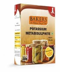BAKERS POTASSIUM METABISULPHITE 50G