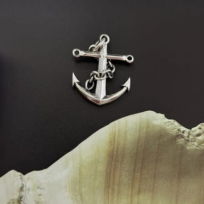 Anchor Silver 925 Men's Pendant