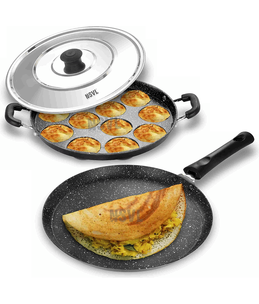 NSVL Non Stick Aluminium Appam Patra