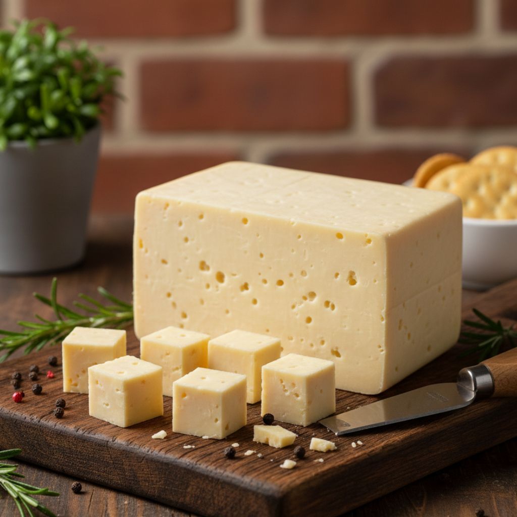 Mishti Gourmet Premium Artisanal Monterey Jack Cheese 1KG Block