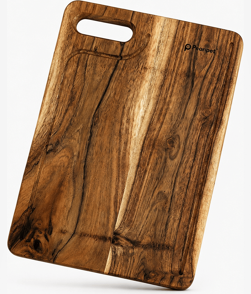 PearlPet Wooden Chopping Board 22.9×30.5×1.4 cm ( Pack of 1 )