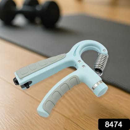 Gym Fitness Hand Grip Men Adjustable Finger Heavy Exerciser Strength for Muscle Recovery Hand Gripper Trainer strengthener (1 Pc)