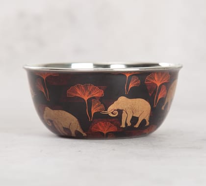 India Circus Gallant Tusker Steel Katori India Circus Gallant Tusker Steel Katori