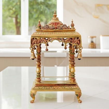 Brass Temple Showpiece - Traditional Hindu God Idol Statue, Height : 21 Inch (BSMAS1625 H)