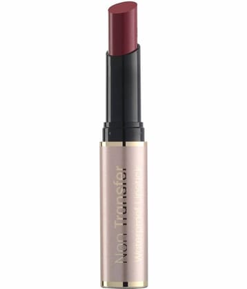 Swiss Beauty Non Transfer Lipstick (Burgundy), 3gm