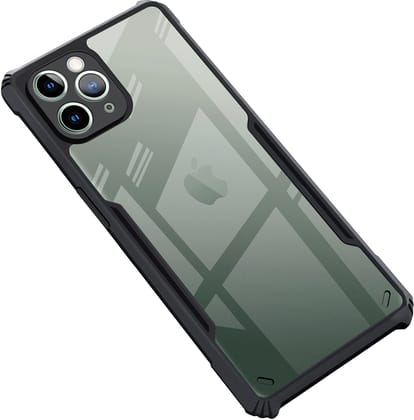 PLUGTECH Slim Shockproof Case | Matte Black Soft | Drop Protection | Precise Cutouts | Premium Mobile Cover for iPhone 11 Pro Max