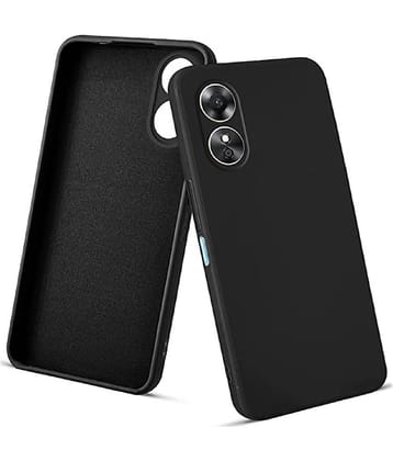 Case Vault Covers - Silicon Soft cases Compatible For Silicon Oppo A17 ( Pack of 1 )