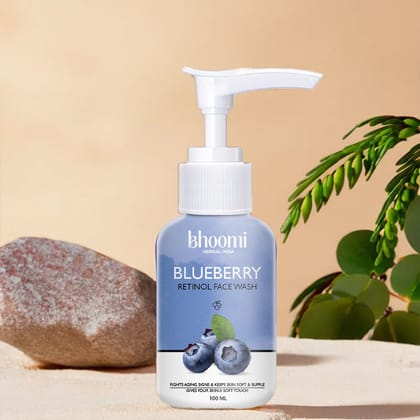 Bhoomi herbal India Blueberry Retinol Face Wash (100 ml) Pack of 1