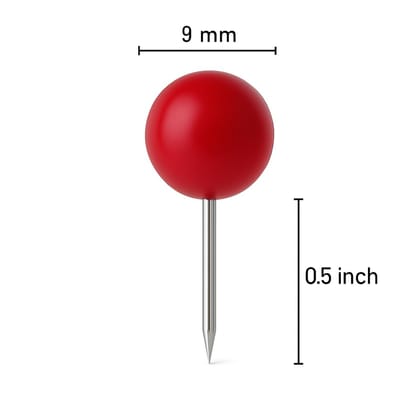 Board Pins (65 Pieces) � 20 mm Ball Head Push Pins (Multicolor � Color As Per Availability) � Thumb Tacks for Soft Board, Notice Board, Pinboard � Plastic Round Pins for Office, Home, School Use Board Pins (65 Pieces) � 20 mm Ball Head Push Pins (Multicolor � Color As Per Availability) � Thumb Tacks for Soft Board, Notice Board, Pinboard � Plastic Round Pins for Office, Home, School Use