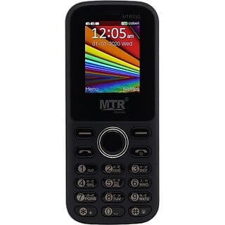 MTR 330 (Dual Sim, 1.77 Inch Display 1100 mAh Battery, Black)