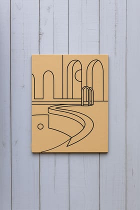 Dbeautify's MDF DIY Traditional Painting – Arched Poolside