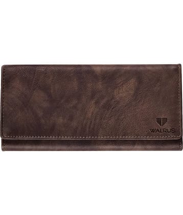 Walrus Brown Faux Leather Purse