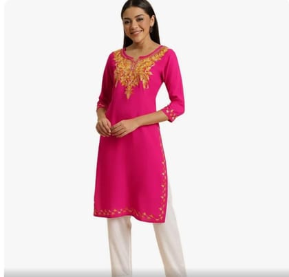 Pink Cotto Kurti- Size M