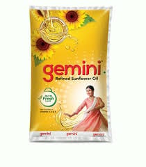Gemini Refined Sunflower Oil 1 LITRE