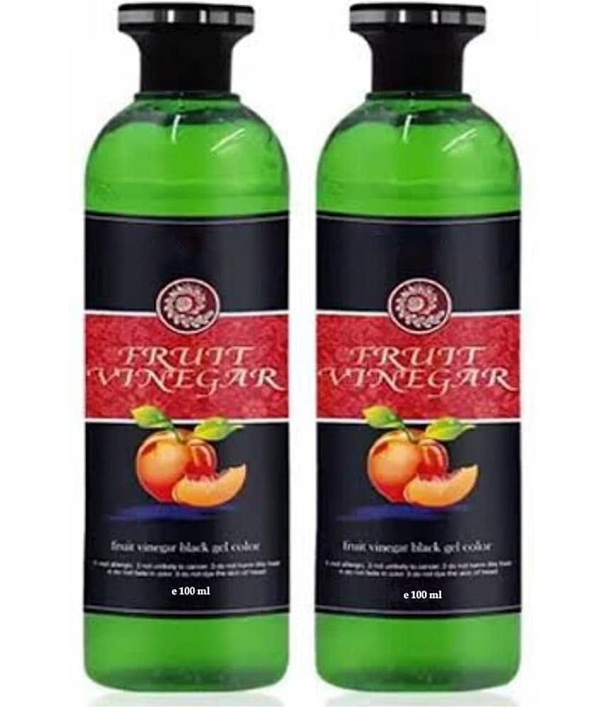 WRIXTY Fruit Vinegar Black Hair Colour Gel Instant Smooth Hair Ammonia Free Long Lasting Color