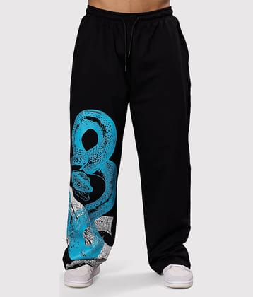 Fuaark Black Cotton Men's Sports Trackpants ( Pack of 1 )