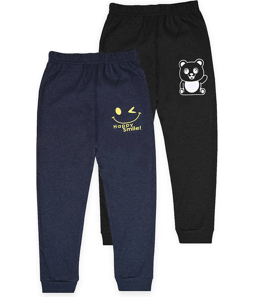 J&JP Pack of 2 Boys Cotton Blend Trackpant ( Multicolor )