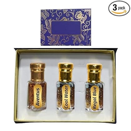 Reem Fragrances Summer Special Attar Combo - Set of 3 Fresh & Long Lasting