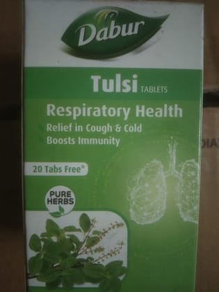 Dabur tulsi tablets 60tab+20tab