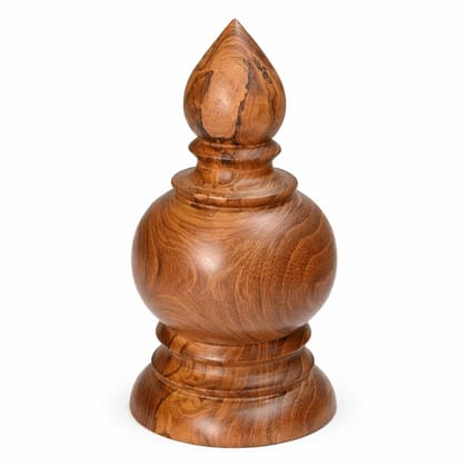Wooden 8 Inch Teak Pooja Top Kalasam (Unpolished) – 4 Inch Base – 8 Inch Height – Large Wooden Kalasam for Pooja Mandir – Decoration Items – Wood Puja Kalash Wooden 8 Inch Teak Pooja Top Kalasam (Unpolished) – 4 Inch Base – 8 Inch Height – Large Wooden Kalasam for Pooja Mandir – Decoration Items – Wood Puja Kalash