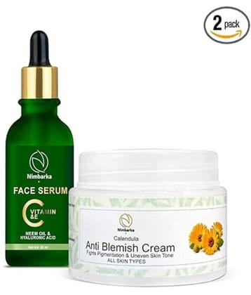 Calendula Anti Blemish Cream + Neem Face serum 30 ml
