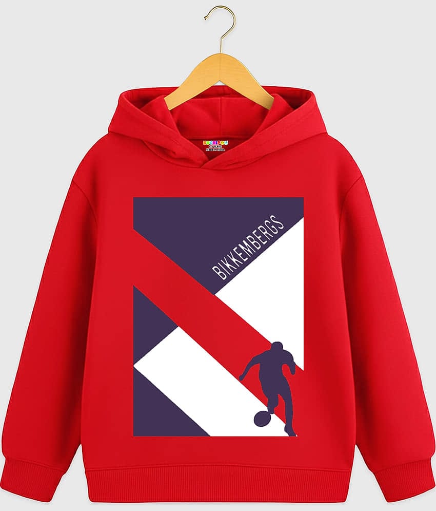 Kuchipoo Pack of 1 Boys Fleece Sweatshirt ( Red )