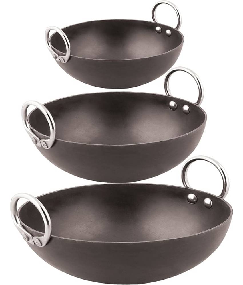 Veer - Iron Deep Kadhai 2 mm ( 5250 ) L