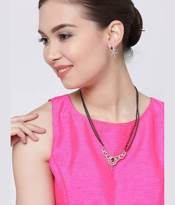 Sunhari Jewels Silver Mangalsutra Set ( Pack of 1 )