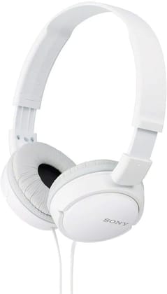 Sony MDR-ZX110A On Ear Stereo Wired Headphones (White), Without Mic Sony MDR-ZX110A On Ear Stereo Wired Headphones (White), Without Mic
