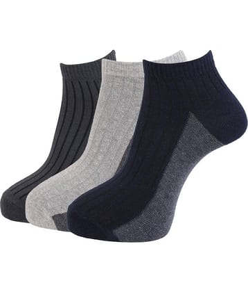 Dollar Socks - Cotton Men's Colorblock Multicolor Ankle Length Socks ( Pack of 3 )
