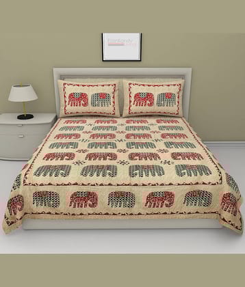 Frionkandy Cotton King Bedsheet ( Assorted )