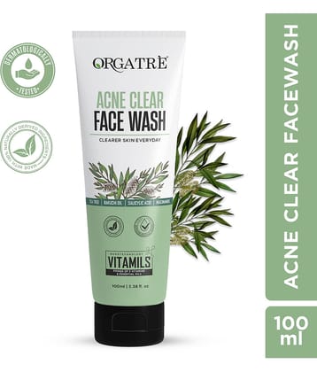 ORGATRE - Acne or Blemishes Removal Face Wash For All Skin Type ( Pack of 1 )