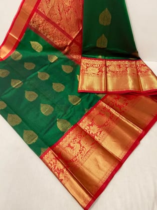 Exquisite Kuppada Pattu Silk Saree Handwoven Indian Ethnic Wear