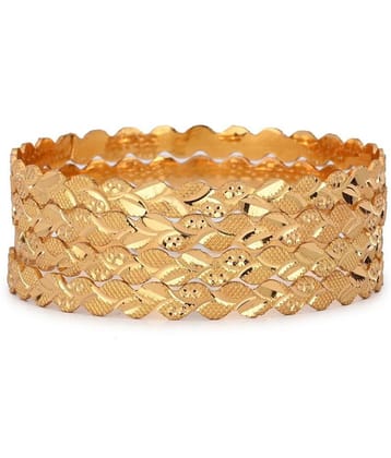 Somil Gold Bangle Set ( Pack of 4 ) - None