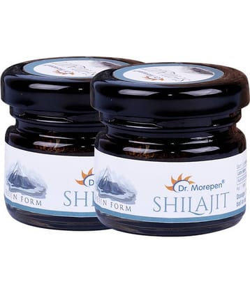 Dr. Morepen Pure & Natural Shilajit Resin Form Pack of 2 (30g)
