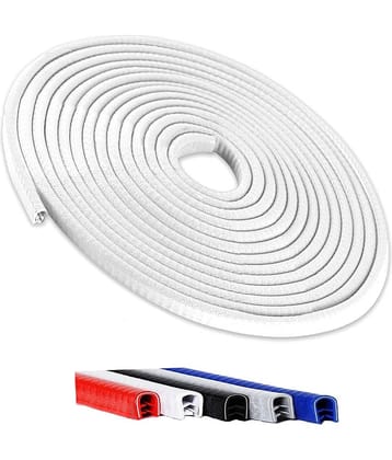 CarFrill Door Guard Rubber White
