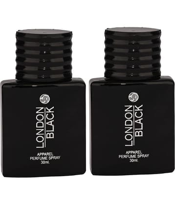 JD INTERNATIONAL LONDON BLACK Perfume For Men & Women LongLasting Perfume 30 ml (Pack of 2)