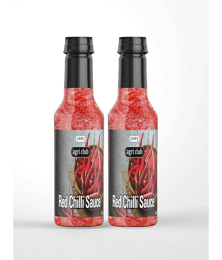 AGRI CLUB Red Chilly Sauce 360 g Pack of 2