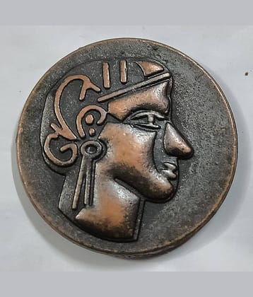 ANCIENT WORLD GREEK OWL COPPER COIN